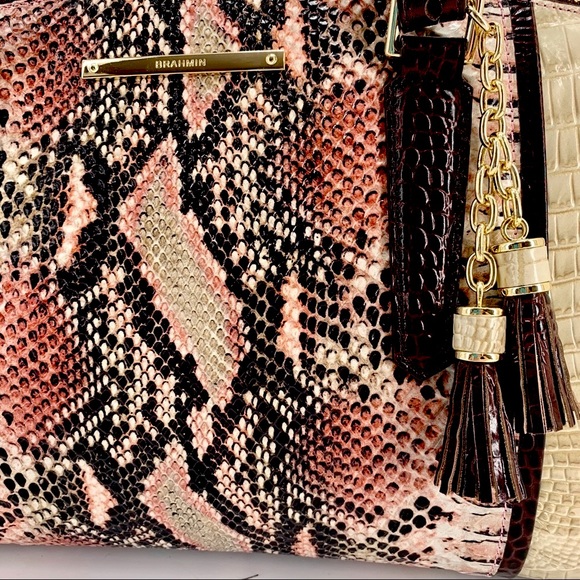 NWT BRAHMIN SMALL ALICE PINK COLLINS - Picture 2 of 11